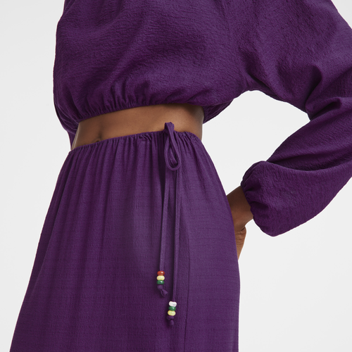 上衣 , 紫色 - 绉纱 - 查看 4 4