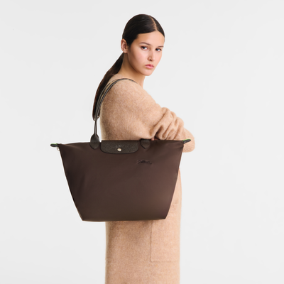 Le Pliage Green L 托特包 , 摩卡色 - 再生帆布