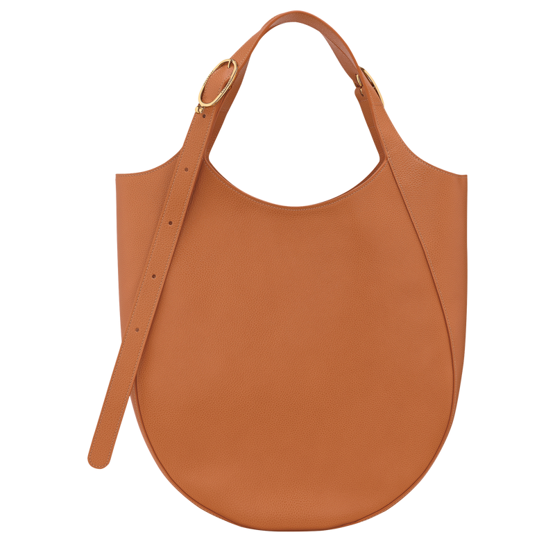 Le Foulonn&eacute; XL 托特包 , 琥珀棕 - 皮革  - 查看 4 6