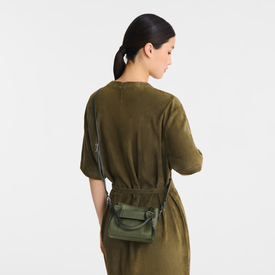 Longchamp 3D XS 手提包 , 卡其色 - 皮革