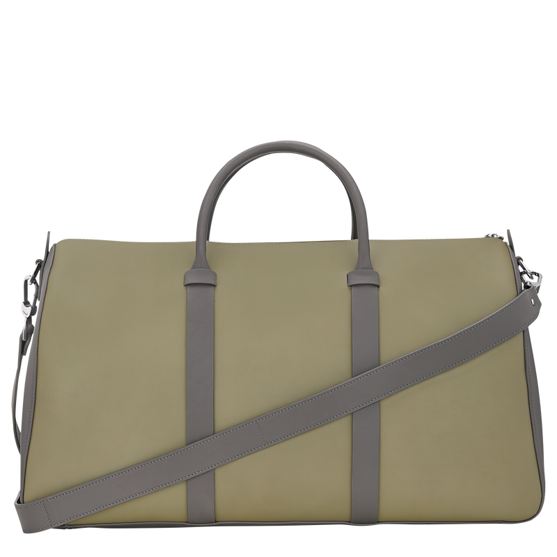 Caroline H&eacute;lain x Longchamp XL Travel bag , Mineral - Leather  - View 3 of  3