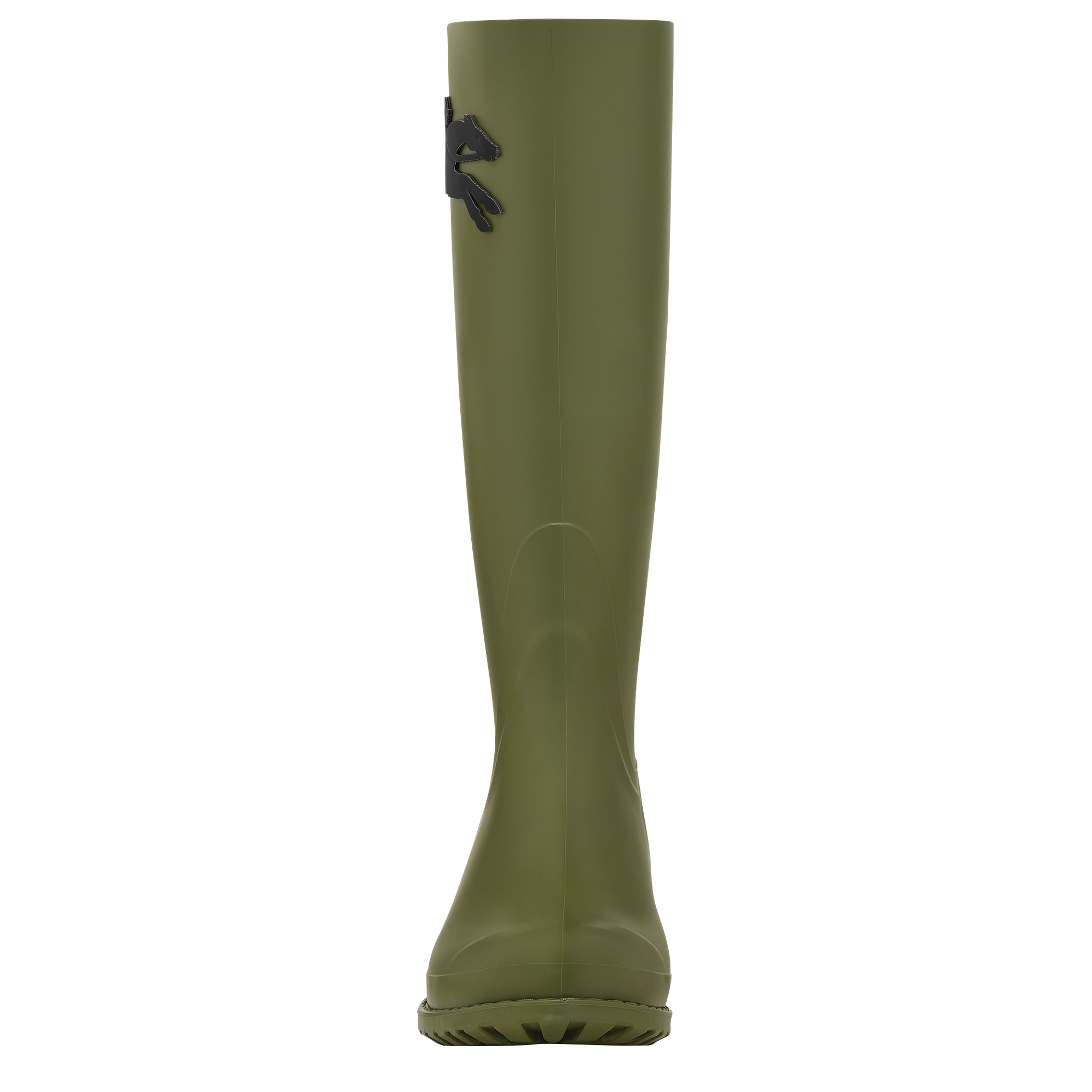 Longchamp骏马 平底靴, 卡其色