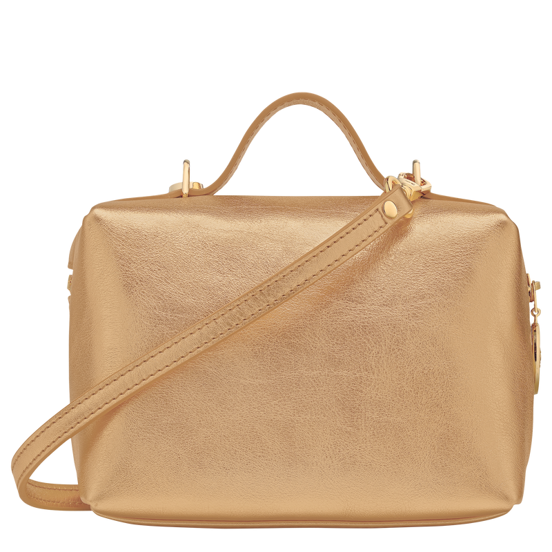 Le Pliage Xtra 斜挎包 , 金色 - 皮革  - 查看 4 4