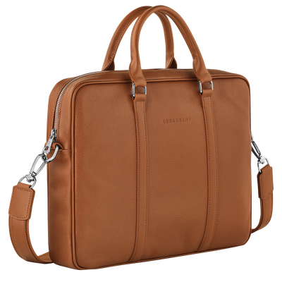 Le Foulonn&eacute; Briefcase XS, Caramel