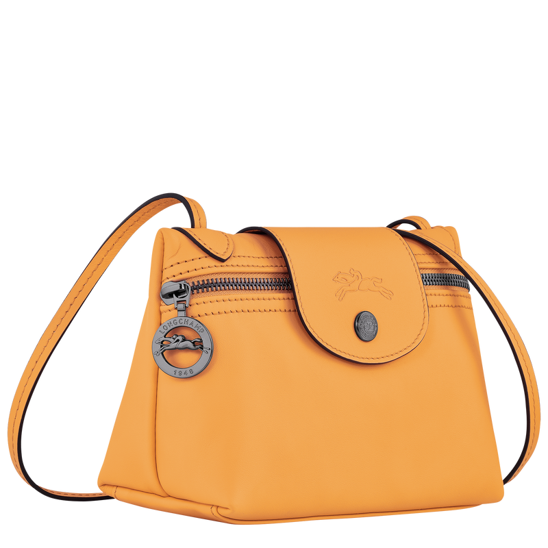Le Pliage Xtra XS Crossbody bag , Apricot - Leather  - View 3 of  5