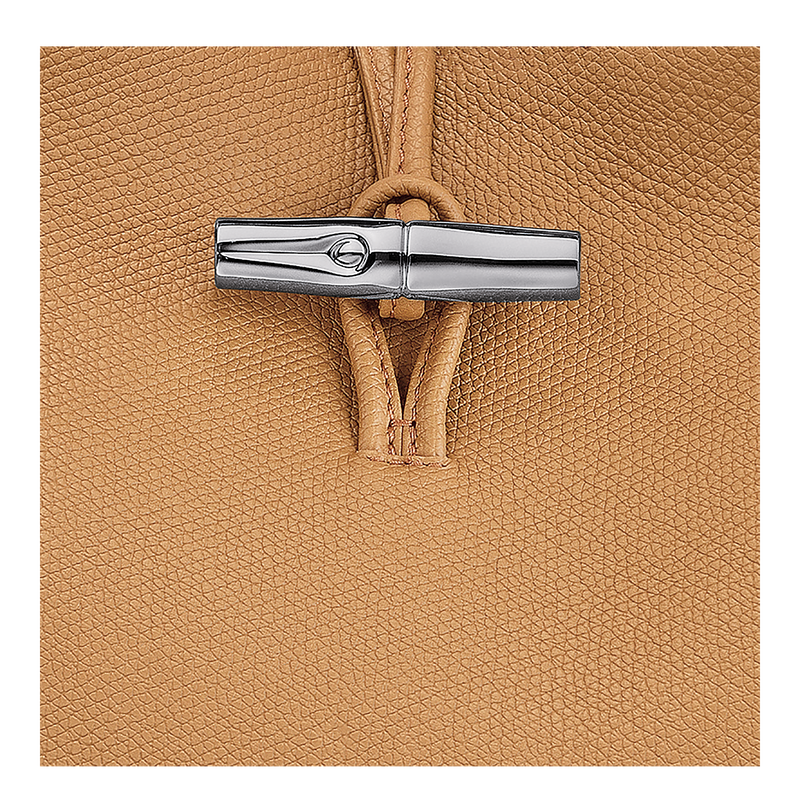 Le Roseau L Handbag , Walnut - Leather  - View 6 of  6