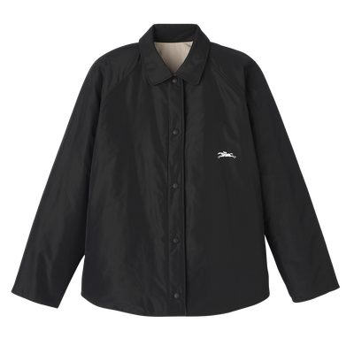 Padded blouson , Black/Paper - Techno taffeta
