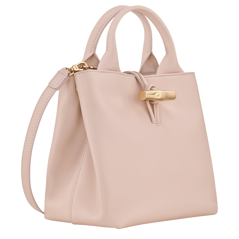 Le Roseau S Handbag , Petal Pink - Leather  - View 3 of  6