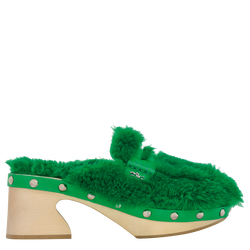 La Cigale Clogs , Lawn - Leather