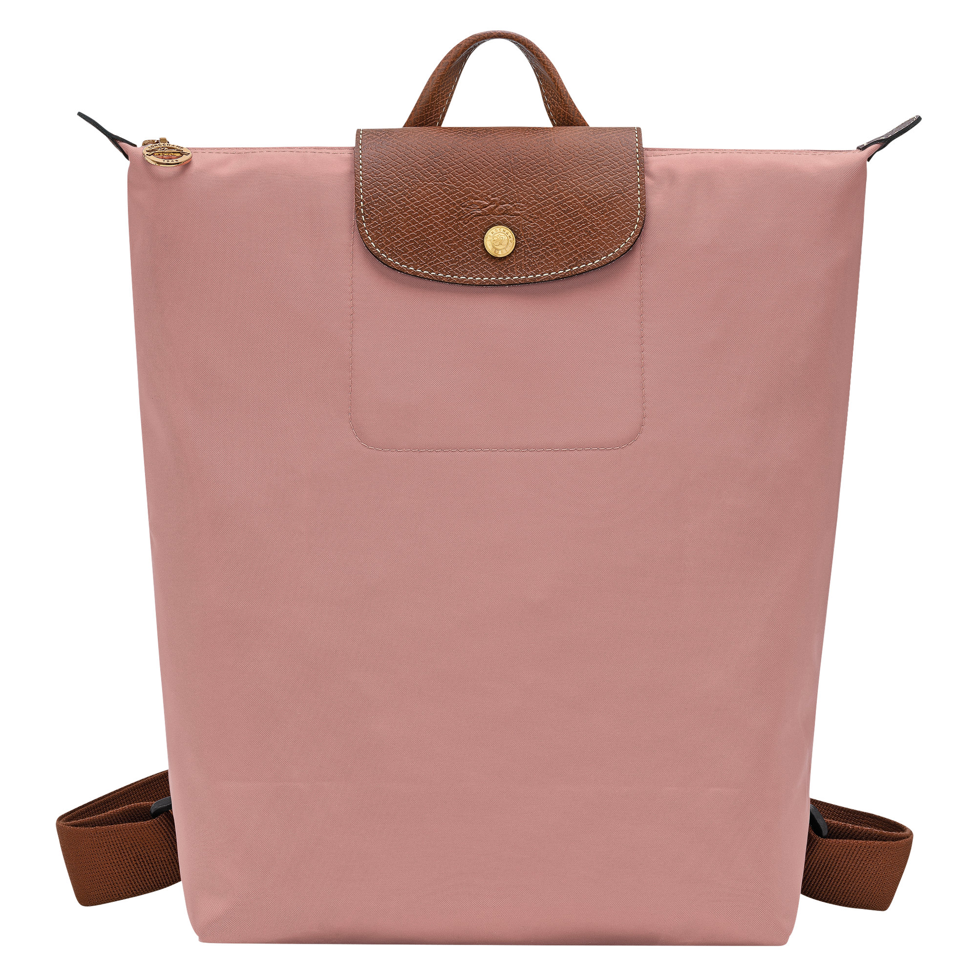 Le Pliage Original 双肩背包 M, 茶粉色