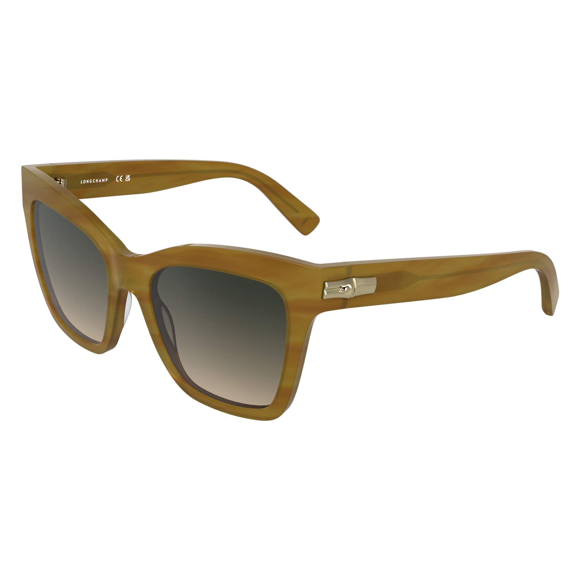 null Sunglasses, Striped brown