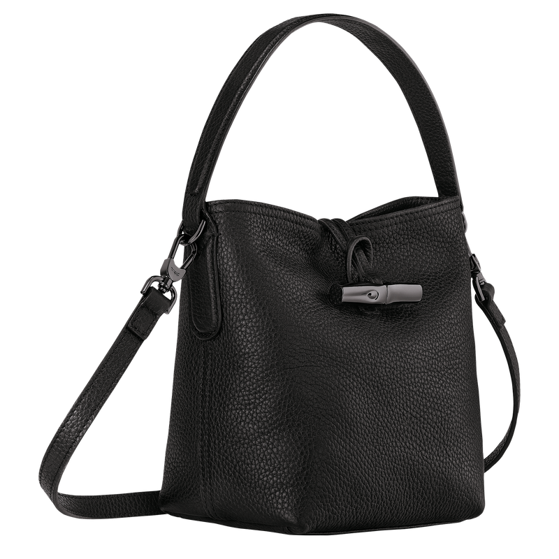 Roseau Essential XS Bucket bag , Black - Leather  - View 3 of  5