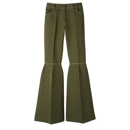 Trousers , Khaki - Gabardine - View 1 of  3