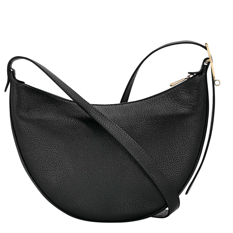 Le Foulonné S Crossbody bag , Black - Leather  - View 4 of  6