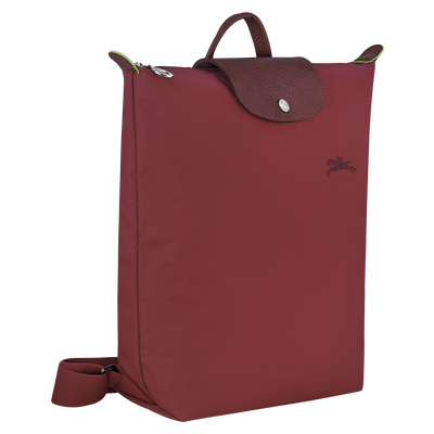 Le Pliage Green M 双肩背包 , 石榴色 - 帆布