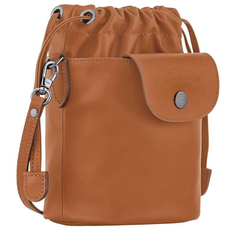 Le Pliage Xtra XS Bucket bag , Cashew - Leather  - View 3 of  6