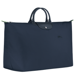 Le Pliage Green M Travel bag , Navy - Recycled canvas