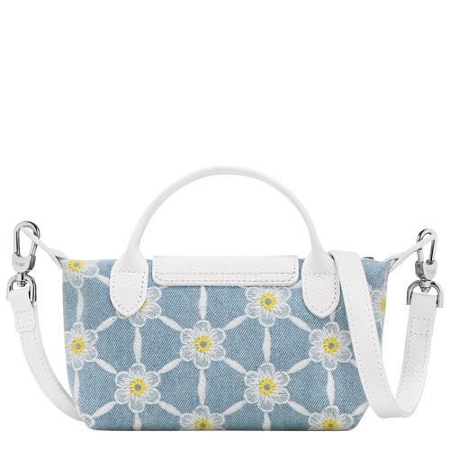 Le Pliage Collection Pouch , Sky Blue - Canvas - View 4 of  4