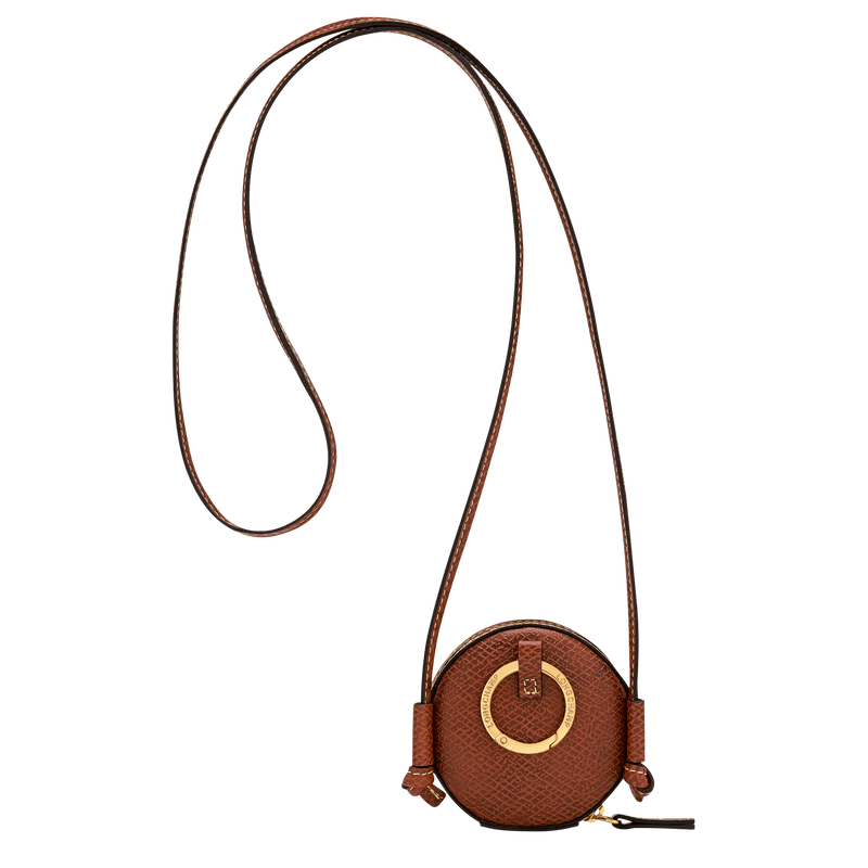 &Eacute;pure Coin purse with cord , Brown - Leather  - View 3 of  3