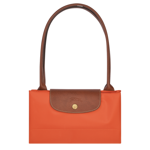 Le Pliage Original L Tote bag , Orange - Recycled canvas - View 7 of  7