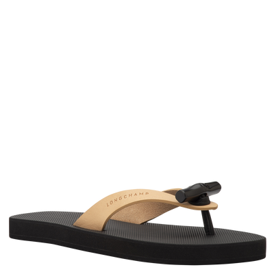 Roseau Thong sandal , Natural - Leather