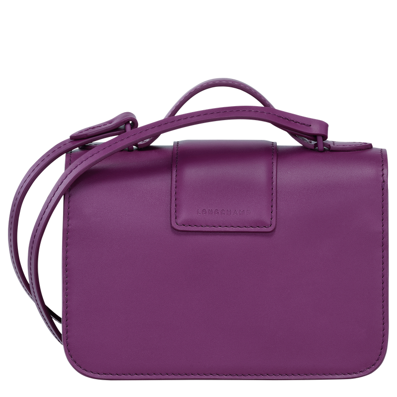 Box-Trot XS Crossbody bag , Violet - Leather  - View 4 of  4
