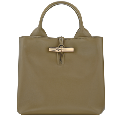 Le Roseau S Handbag , Olive - Leather