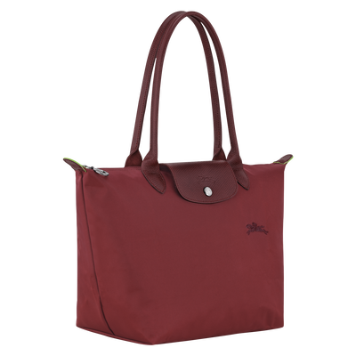 Le Pliage Green M 托特包 , 石榴色 - 再生帆布