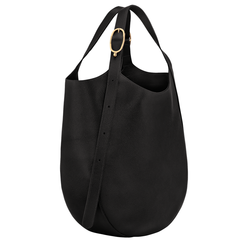 Le Foulonn&eacute; XL Tote bag , Black - Leather  - View 3 of  6