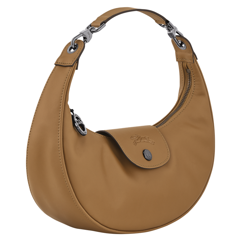 Le Pliage Xtra S Shoulder bag , Tobacco - Leather  - View 3 of  5
