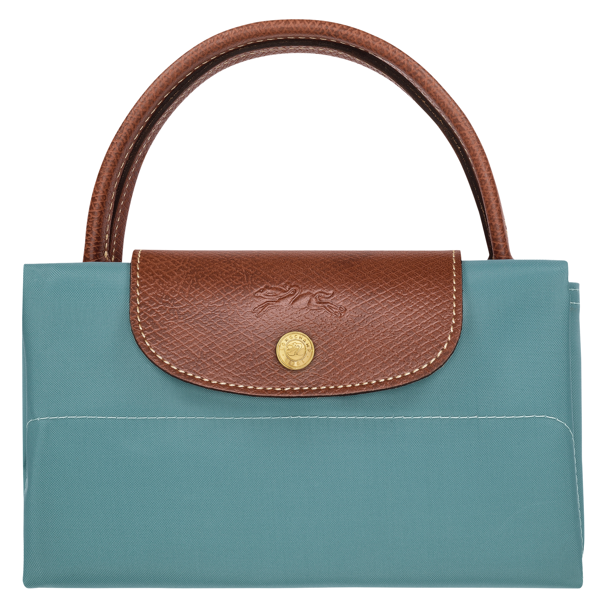 托特包 M, 尤加利绿 - 查看 7
        7 - 放大 Le Pliage Original 托特包 M, 尤加利绿