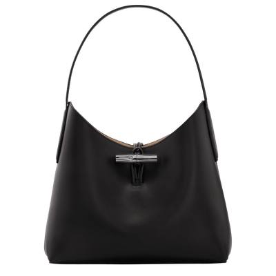 Le Roseau M 中号单肩包 , 黑色 - 皮革