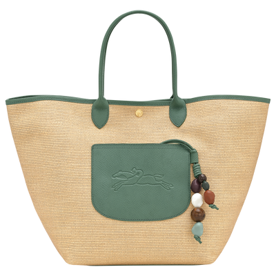 Le Pliage Collection M 提篮包 , 牛至绿 - 帆布
