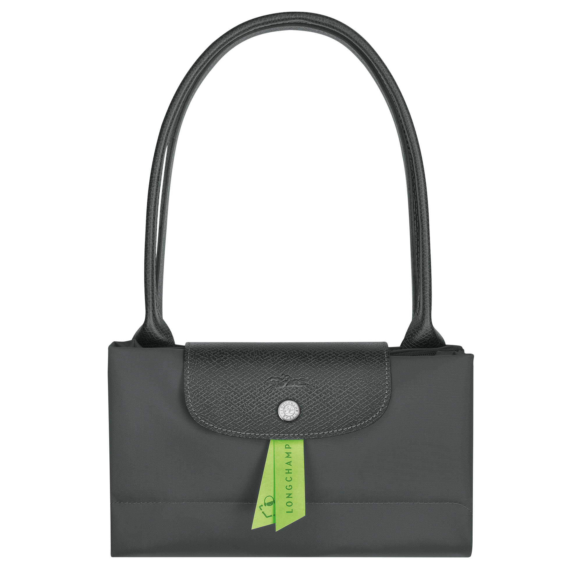 Tote bag L, Graphite - View 6 of 
        6 - zoom in Le Pliage Green Tote bag L, Graphite