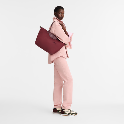 Le Pliage Green L 托特包 , 石榴色 - 再生帆布