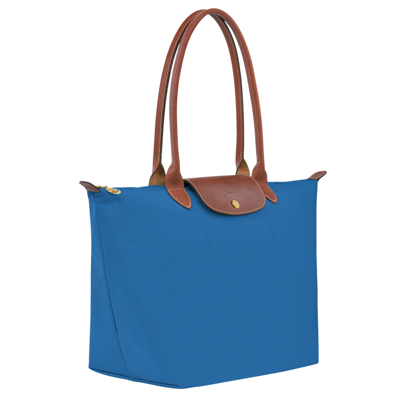 Le Pliage Original L Tote bag , Cobalt - Recycled canvas  - View 2 of  5