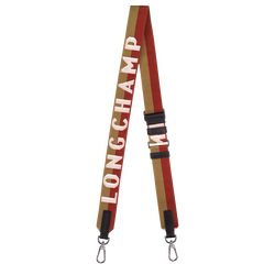 Longchamp Shadow 可调节肩带 , 玫瑰粉 - 帆布