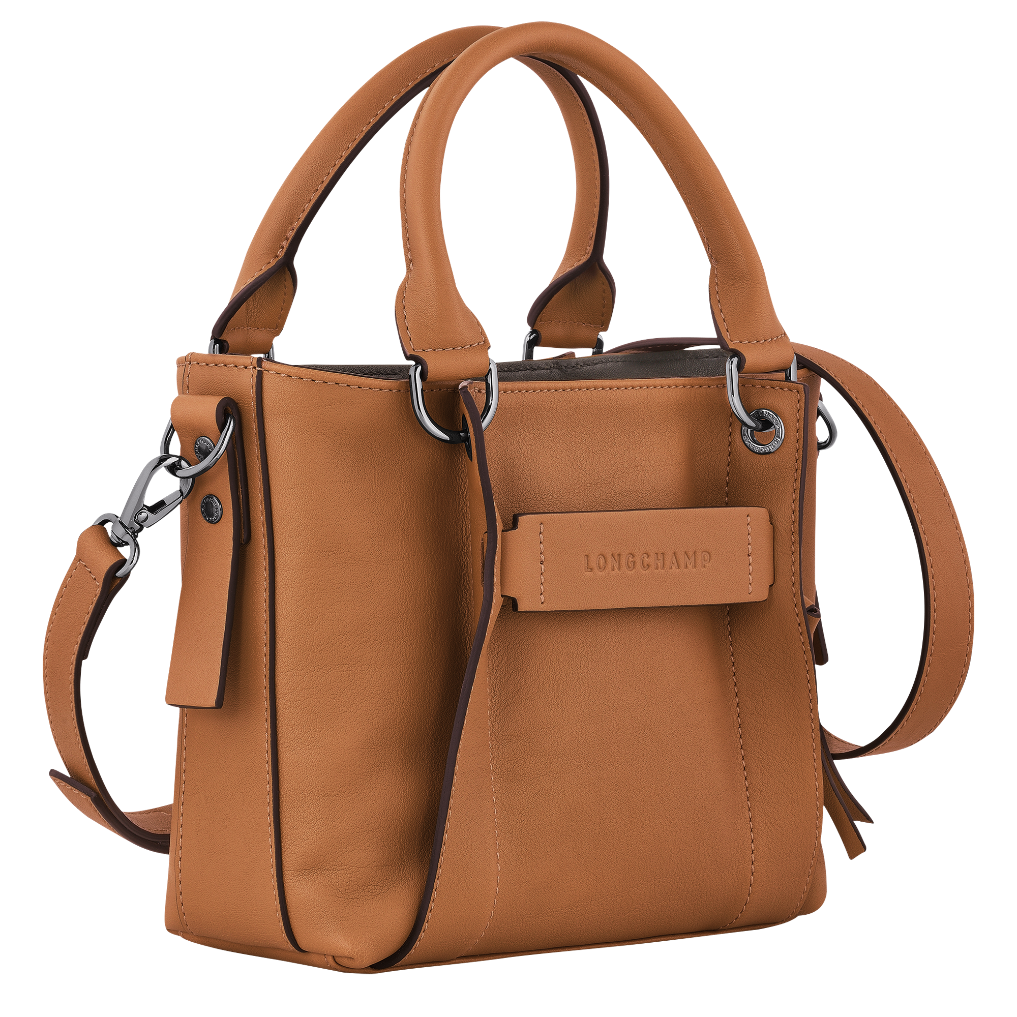 Longchamp 3D 手提包 S, 裸色