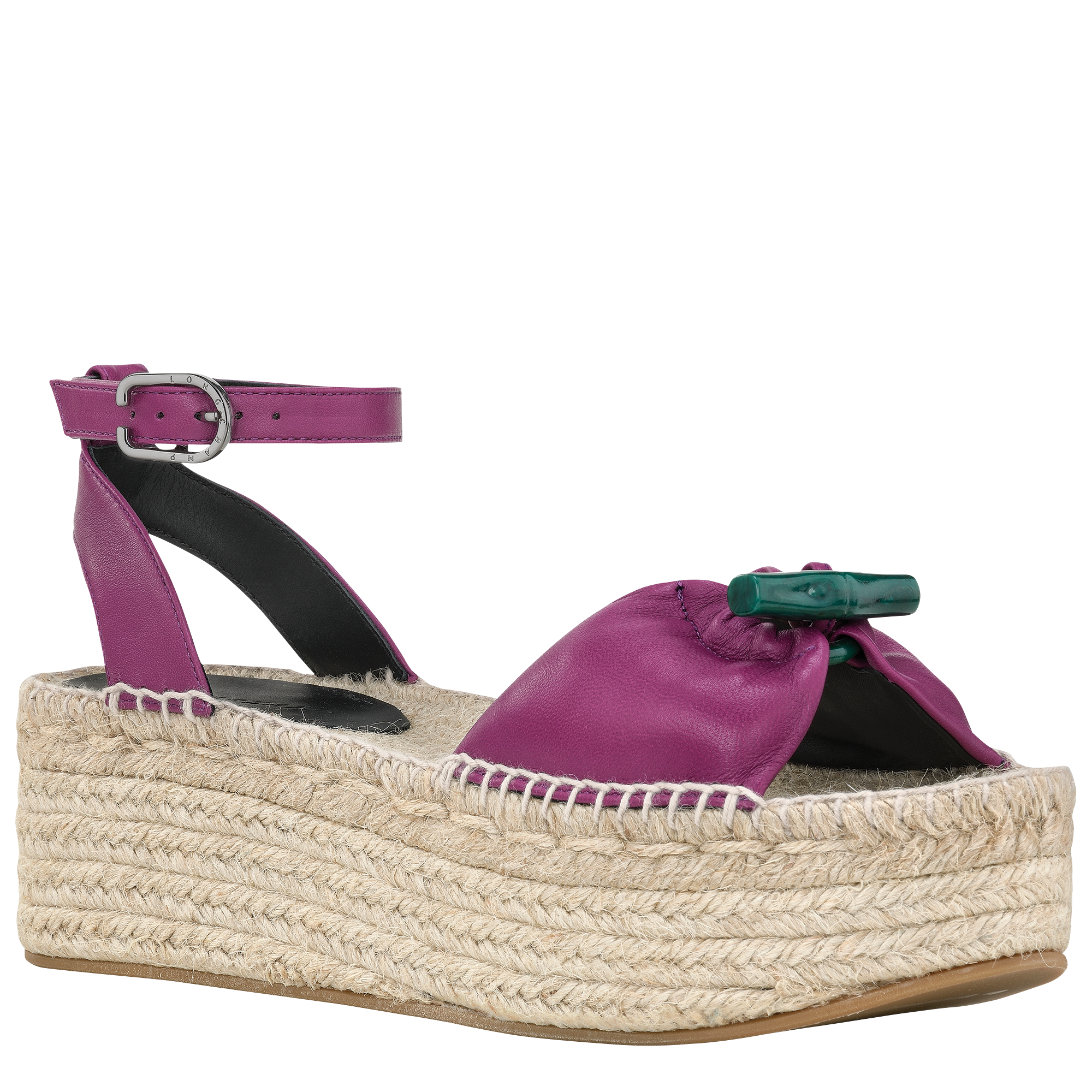 Wedge espadrilles, 深紫色 - 查看 2
3 - 放大 Le Roseau Wedge espadrilles, 深紫色