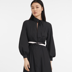 Fall/Winter 2023 Collection Ladies' belt , Black/White - Leather