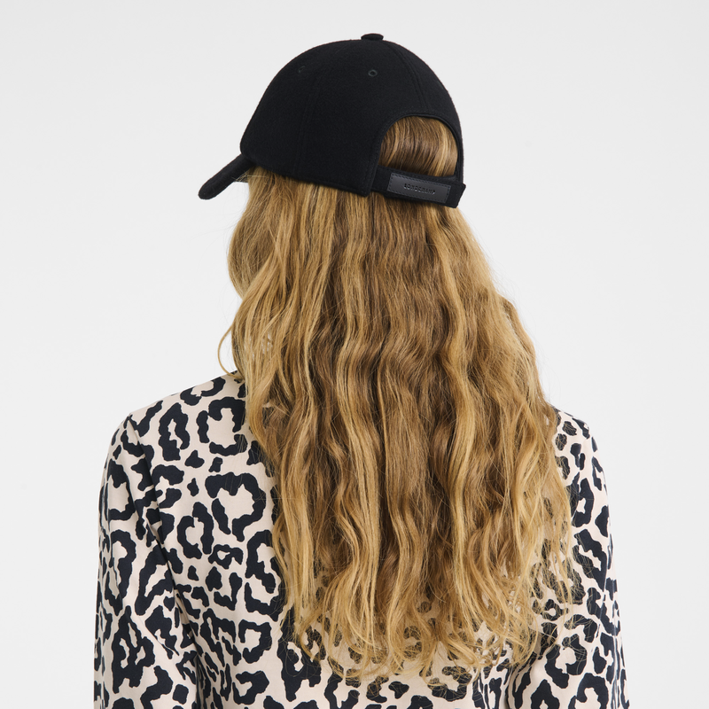 Cap , Black - Knit  - View 5 of  5