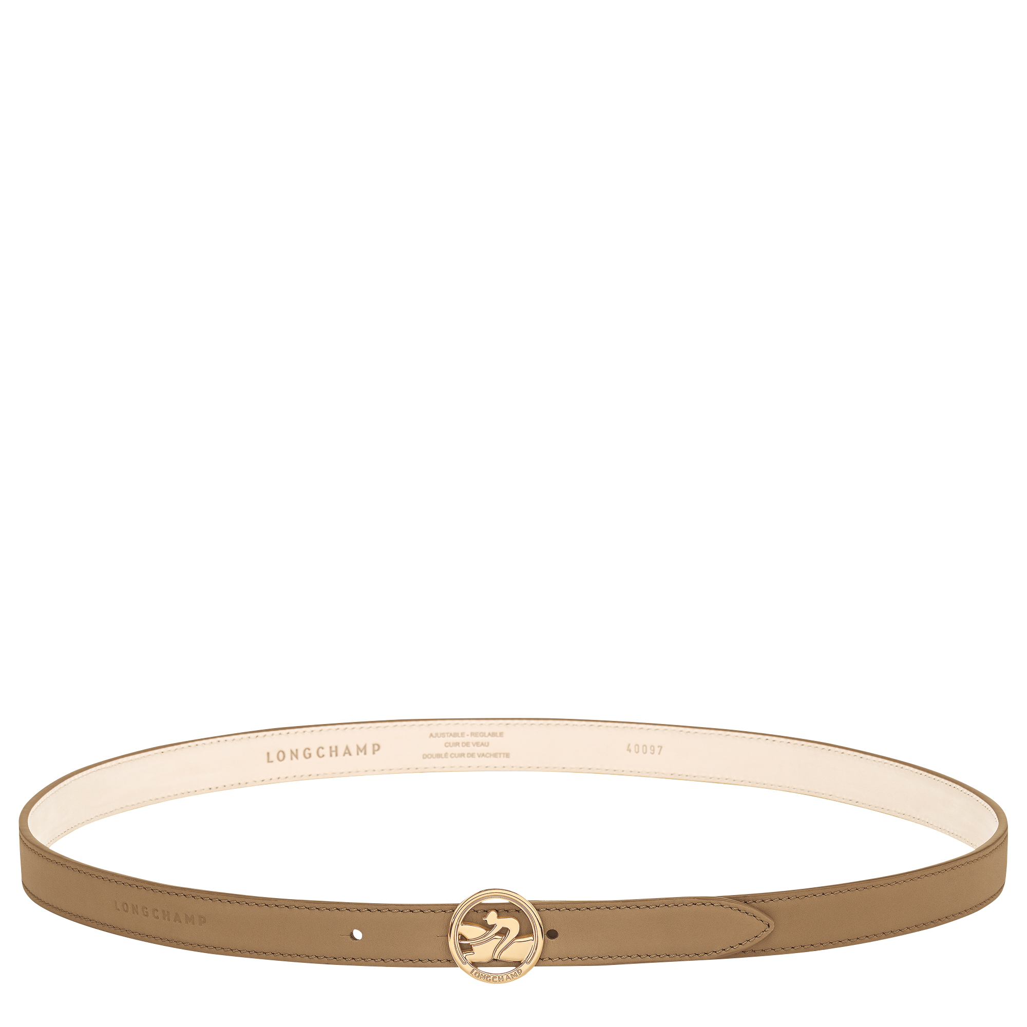 La M&eacute;daille Longchamp 女士皮带, 沙漠