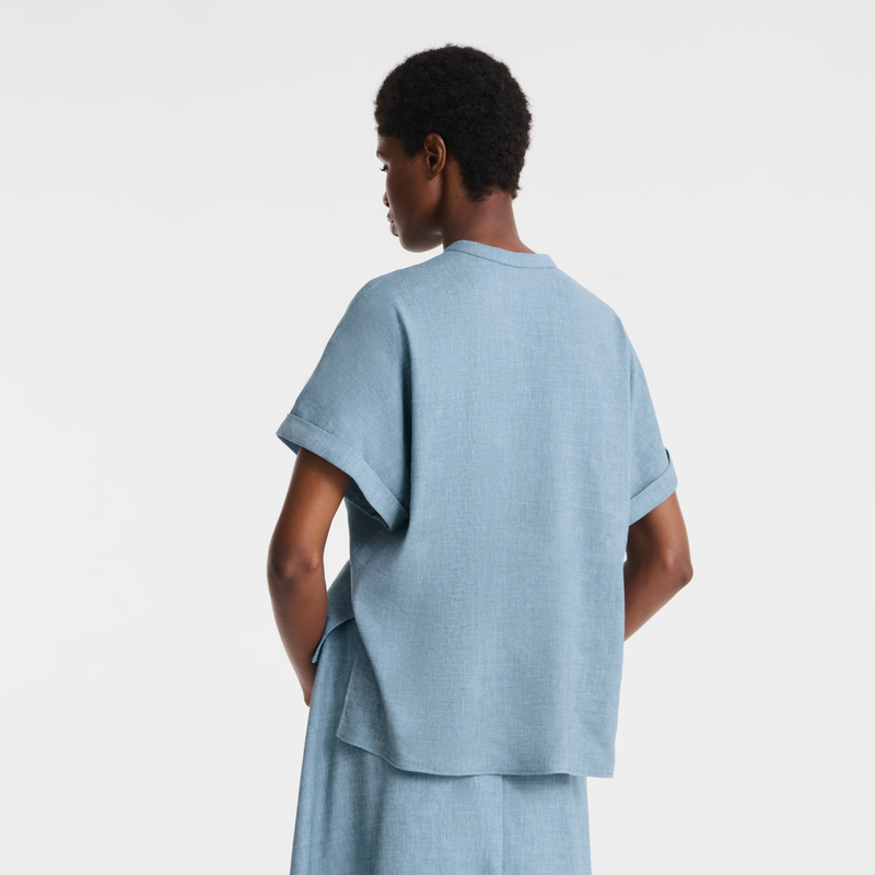 Shirt , Slate - Linen  - View 3 of  5