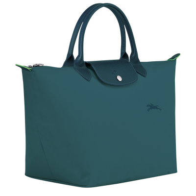 Le Pliage Green 手提包 M, 孔雀蓝色