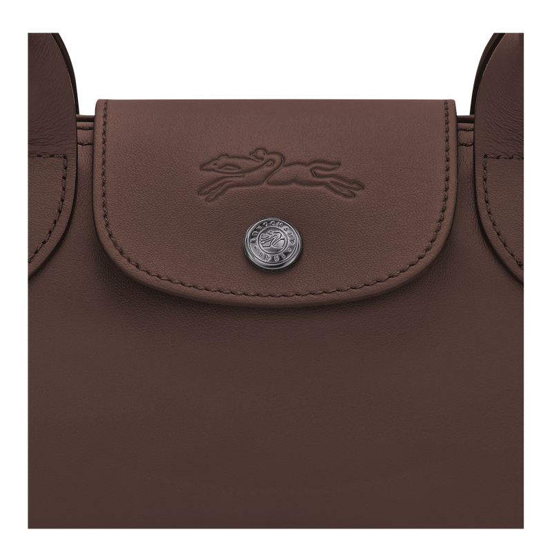 Le Pliage Xtra M Shoulder bag , Mocha - Leather  - View 5 of  5