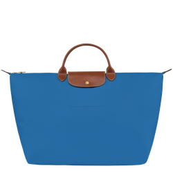 Le Pliage Original S Travel bag , Cobalt - Recycled canvas