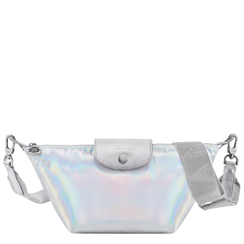Le Pliage Collection XS Crossbody bag , Silver - Canvas  - View 1 of  6