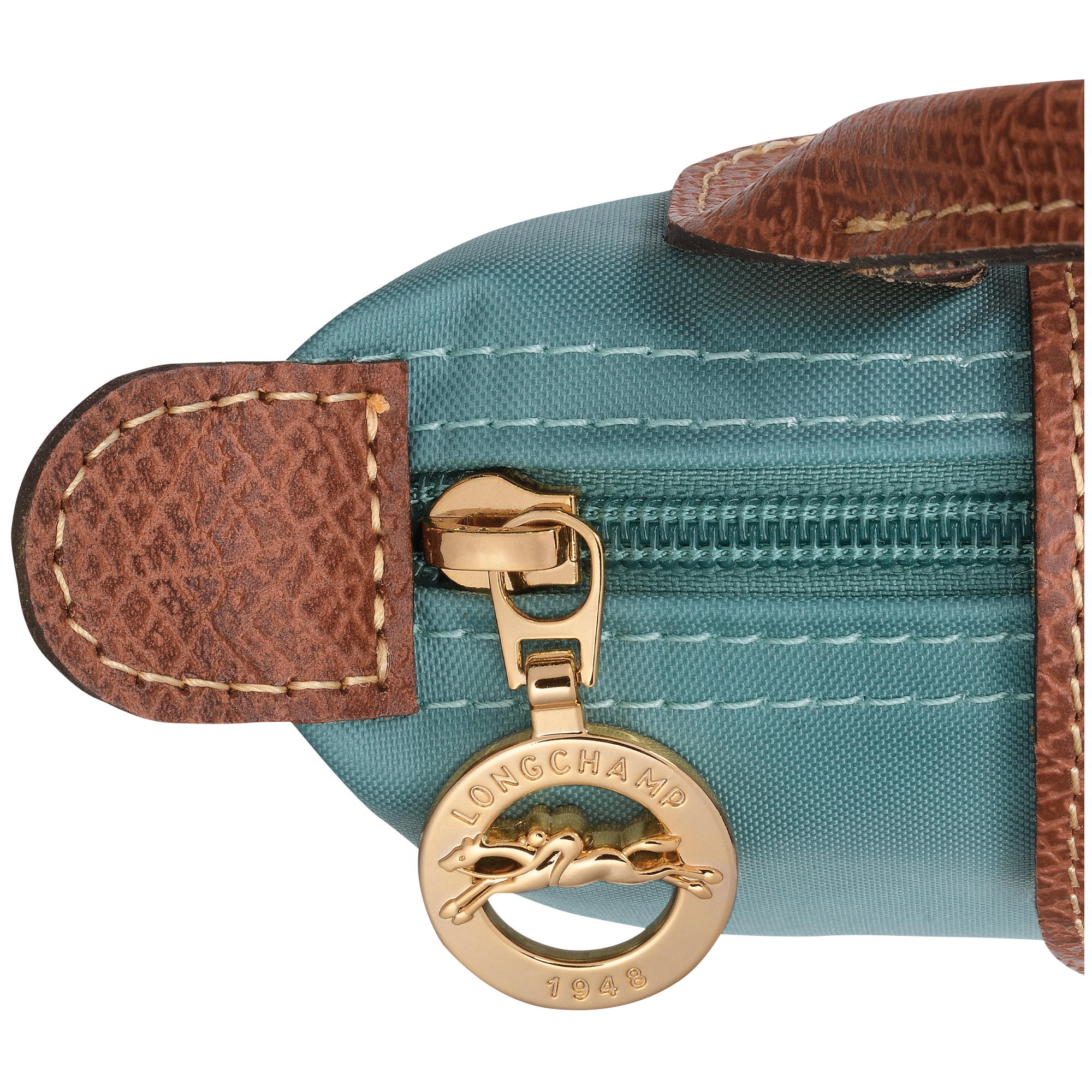 Pouch with handle, Eucalyptus - View 6 of
6 - zoom in Le Pliage Original Pouch with handle, Eucalyptus