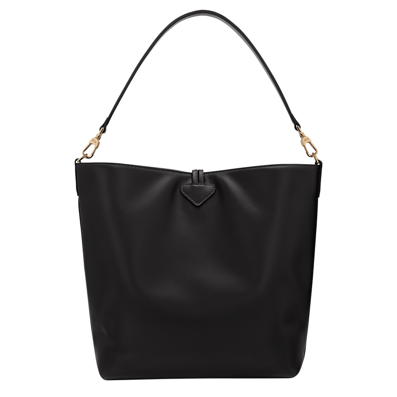 Le Roseau M Hobo bag , Black - Leather  - View 4 of  6
