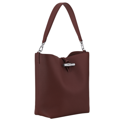 Le Roseau M Hobo 袋 , 勃艮第色 - 皮革
